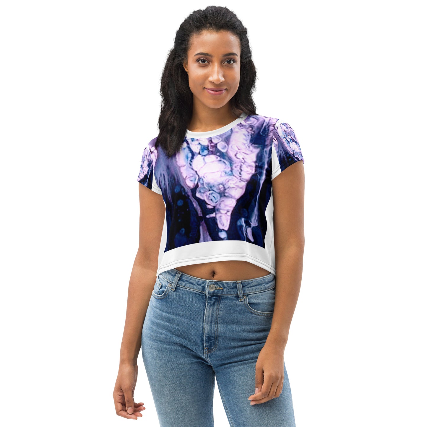 All-Over Print Crop Tee