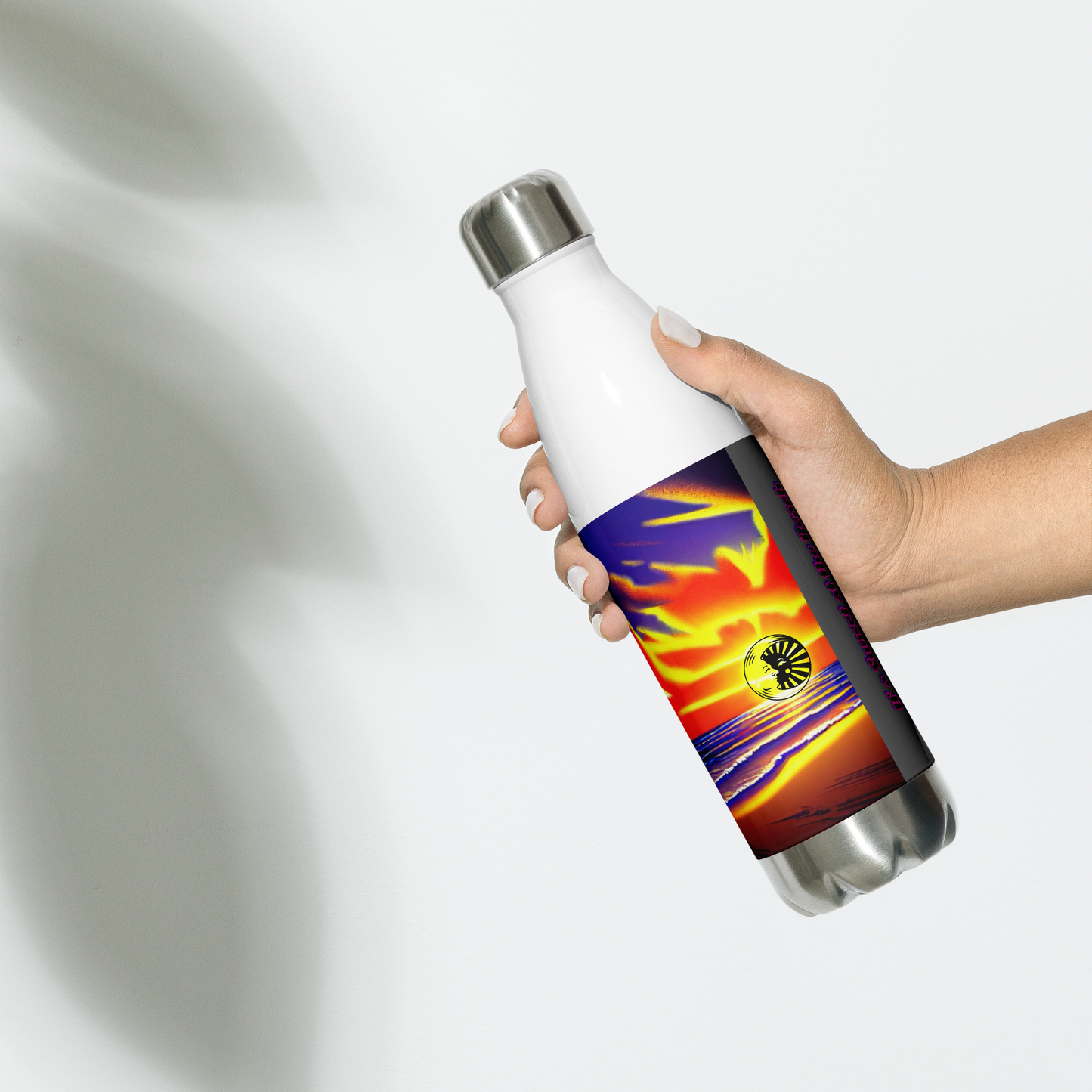 Sunset Beach - Stainless Steel Water Bottle